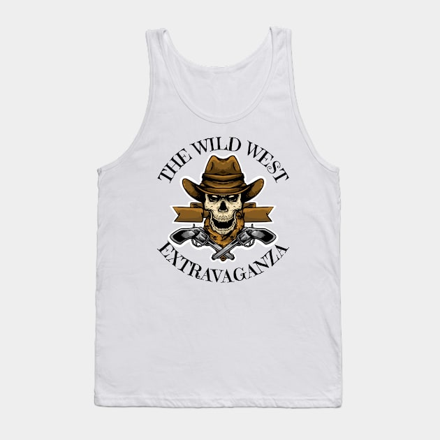 Wild West Cowboy Skull Tank Top by Wild West Extravaganza